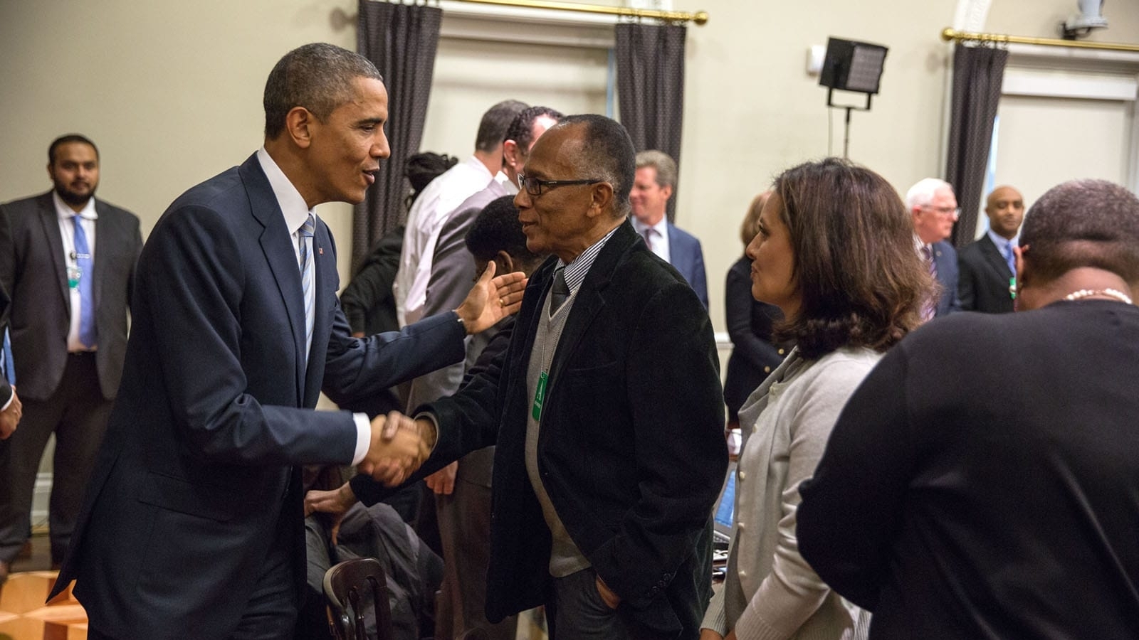 Orlando Patterson with President Obama